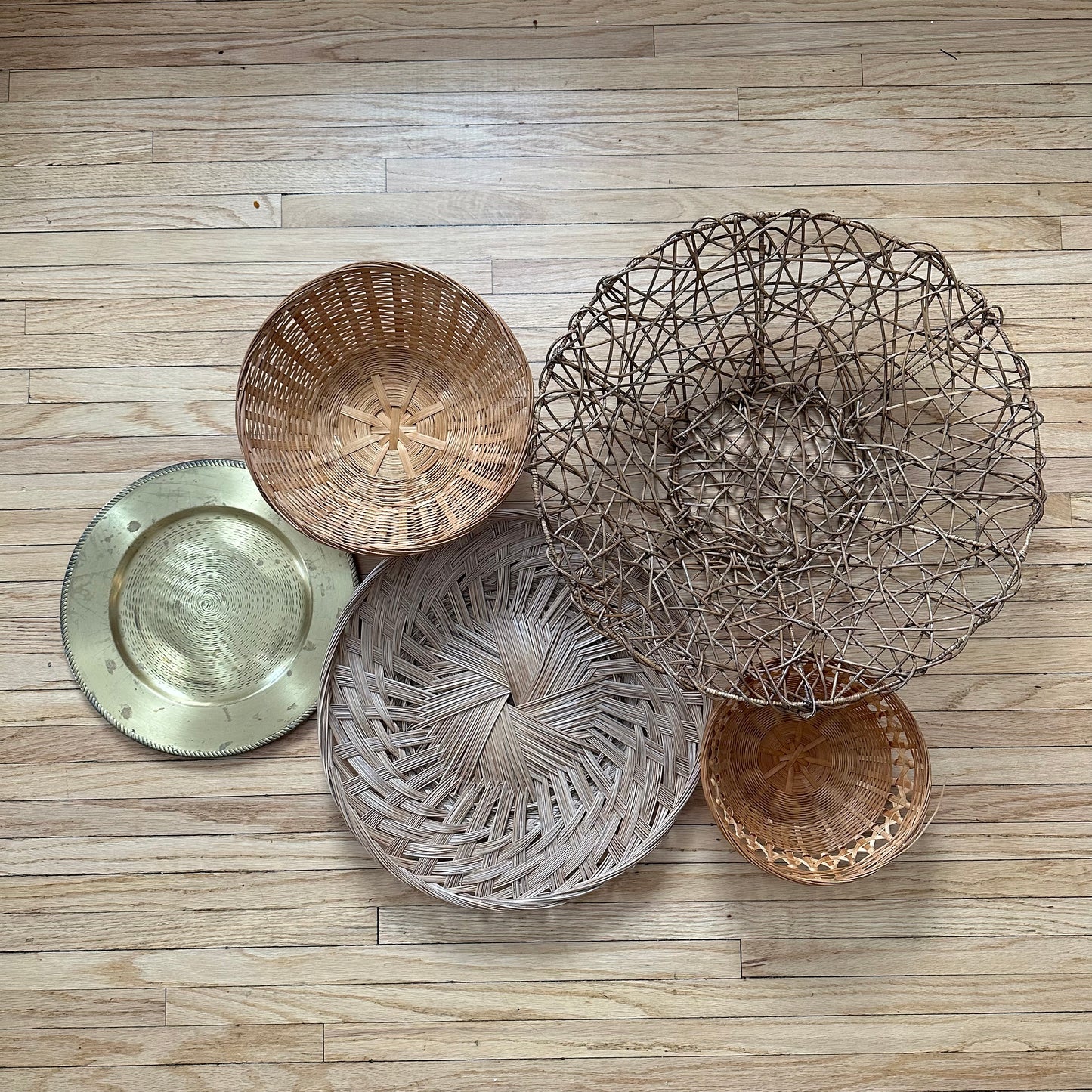6 Wicker Basket Set (5pcs)