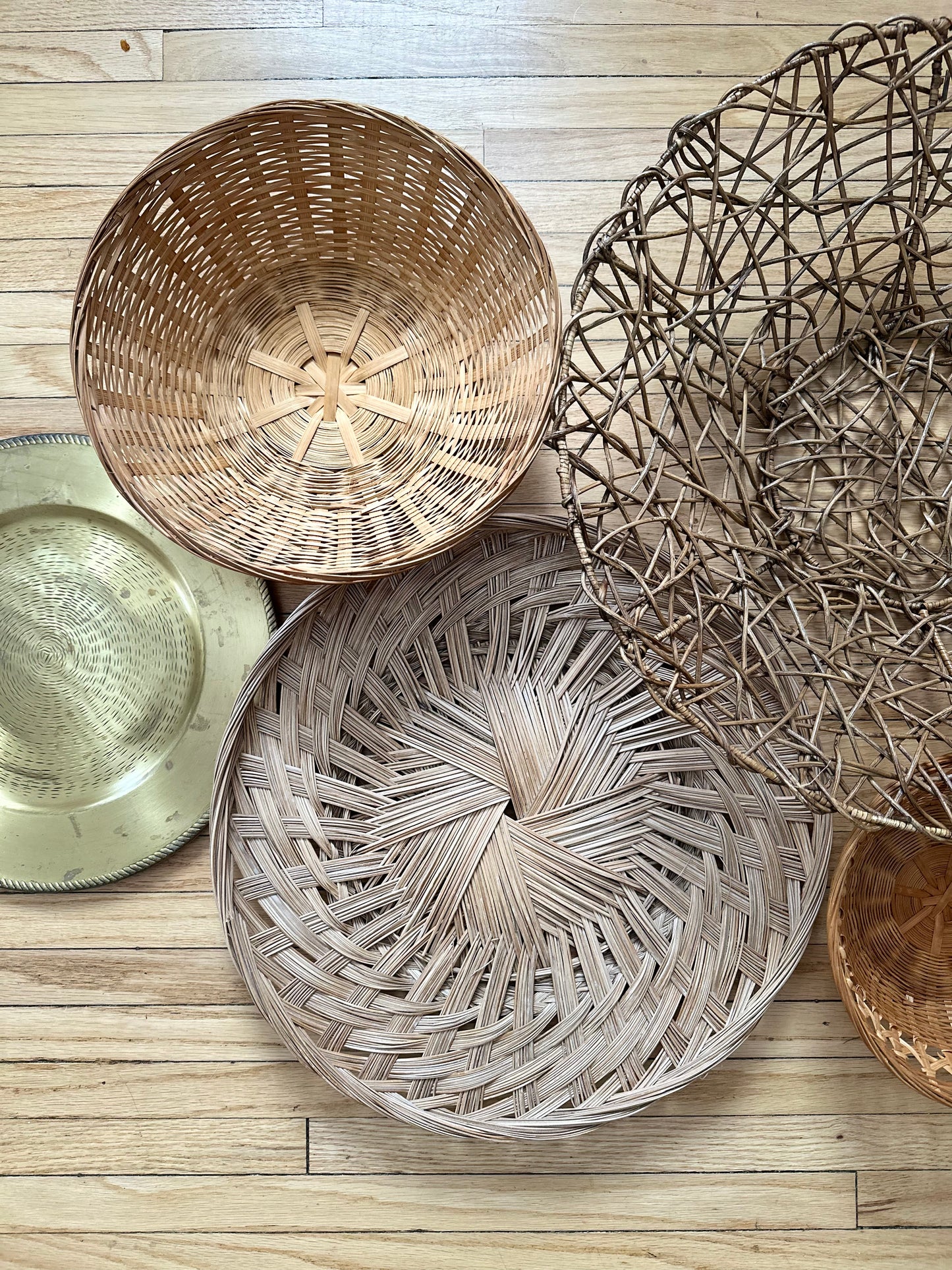 6 Wicker Basket Set (5pcs)