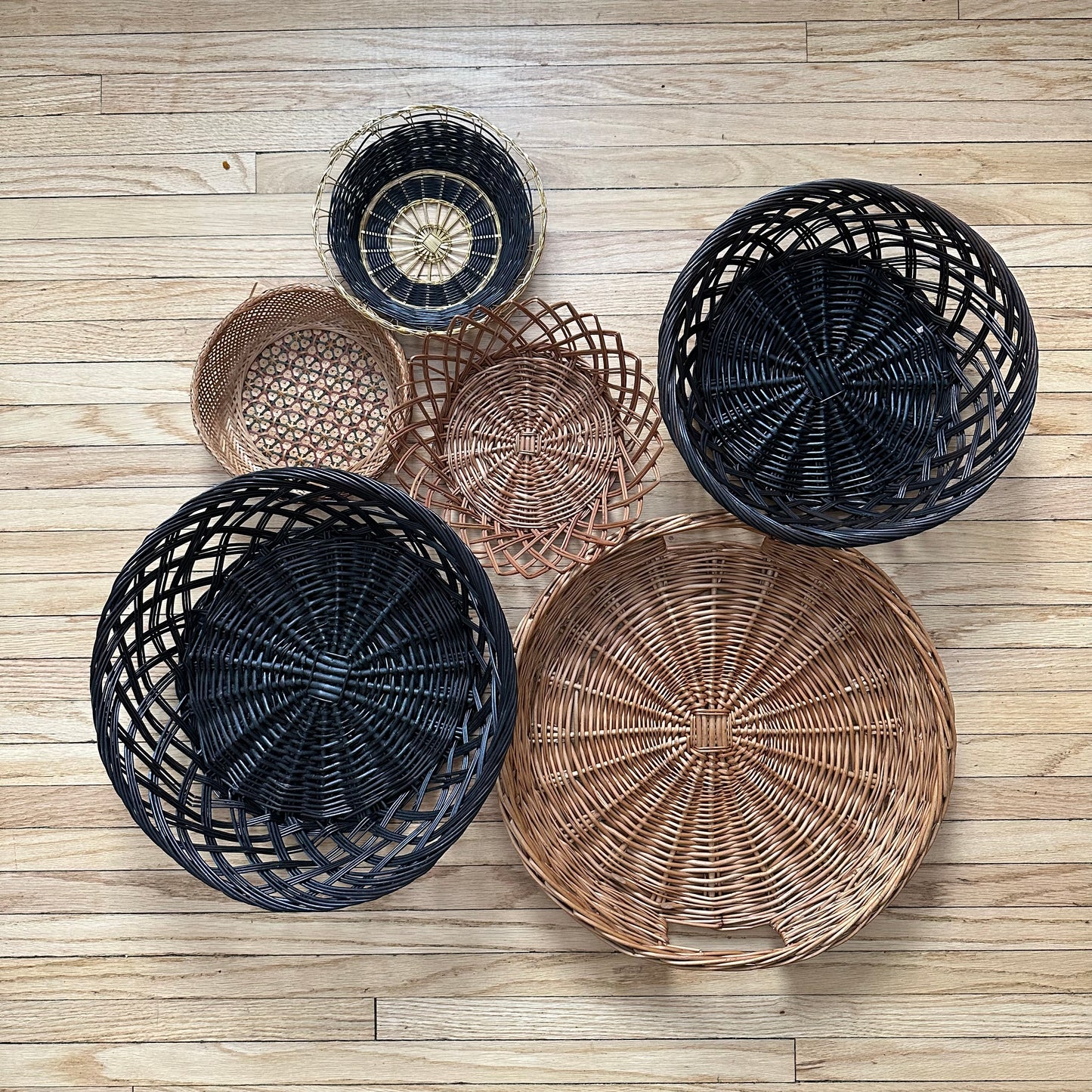 5 Wicker Basket Set (6pcs)