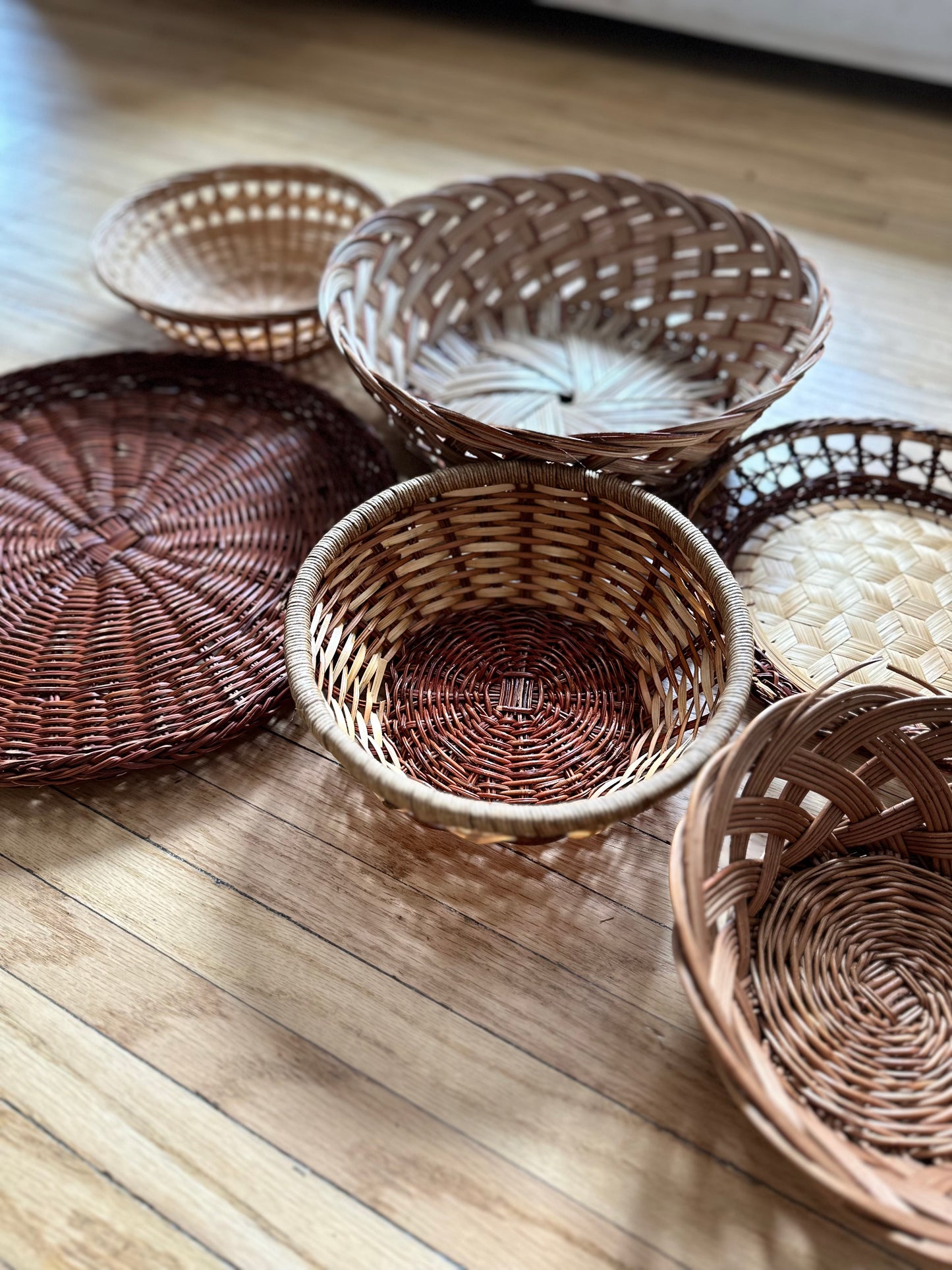 2 Wicker Basket Set (6pcs)