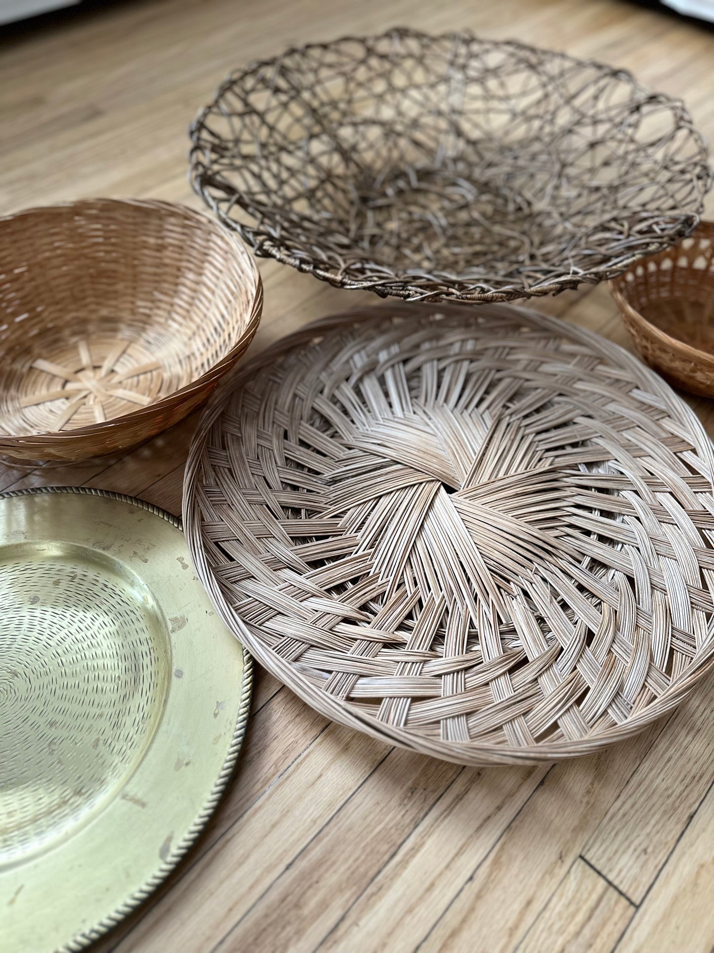 6 Wicker Basket Set (5pcs)