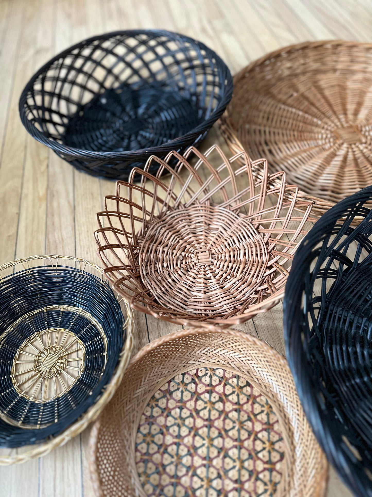 5 Wicker Basket Set (6pcs)