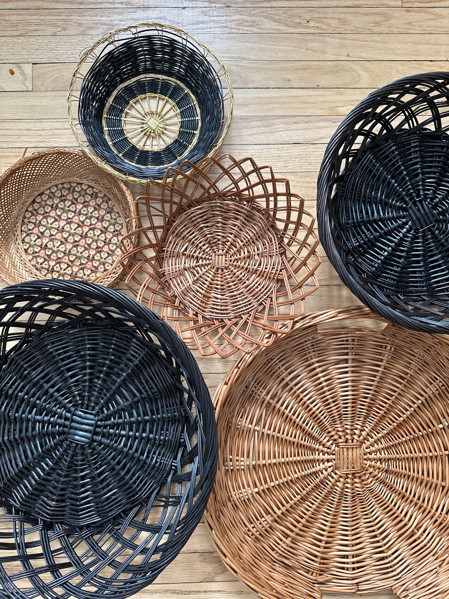 5 Wicker Basket Set (6pcs)