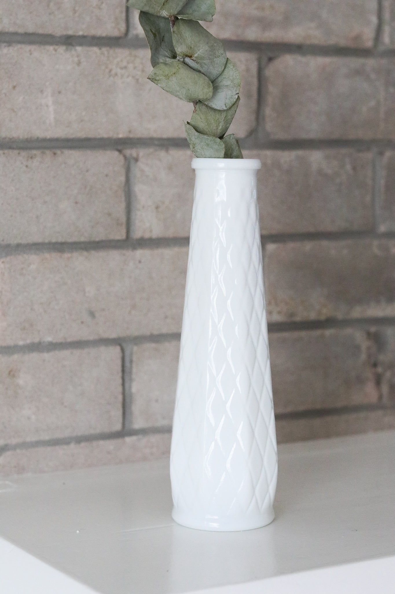 Milk Glass Vase