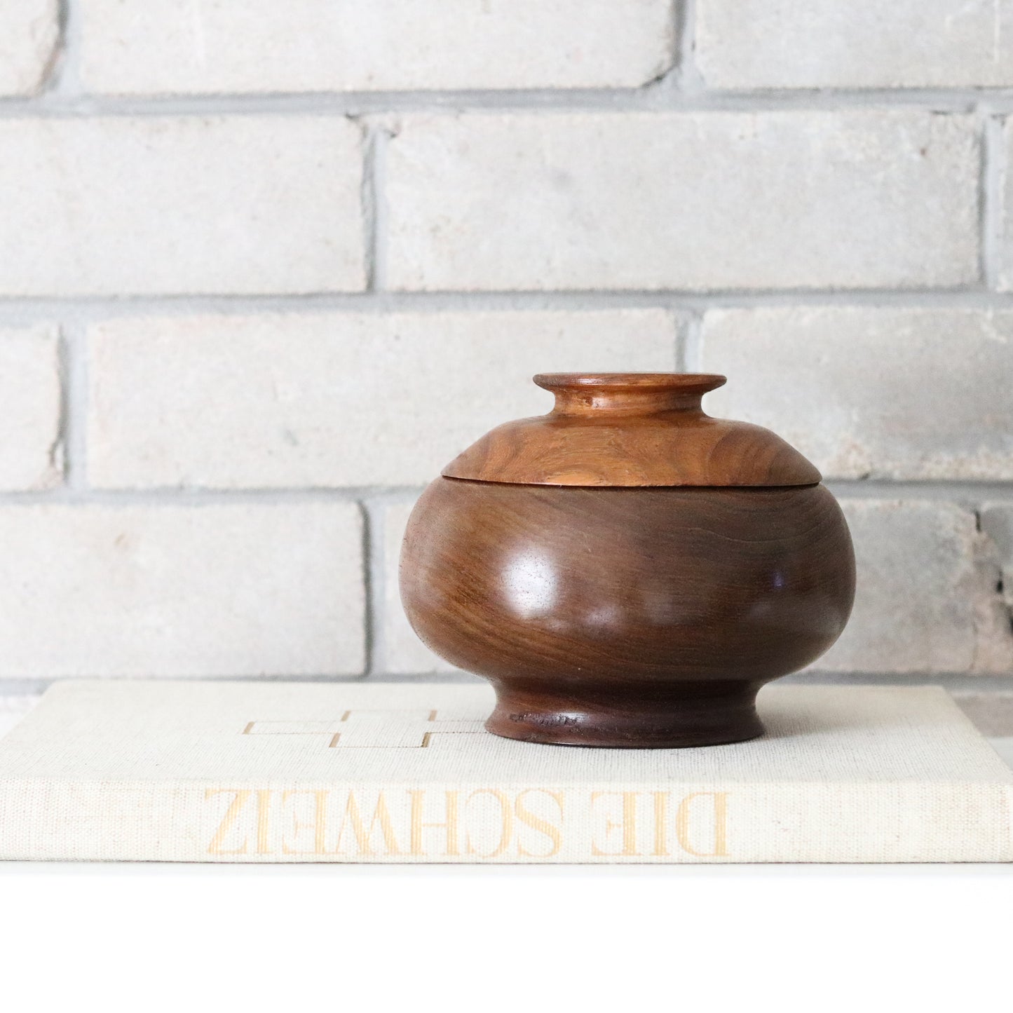 Wood Bowl + Lid