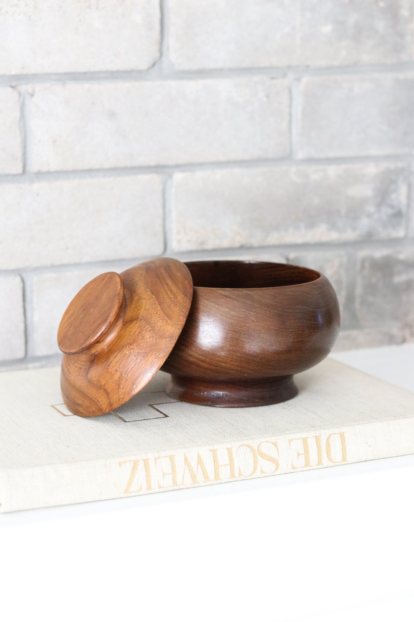 Wood Bowl + Lid