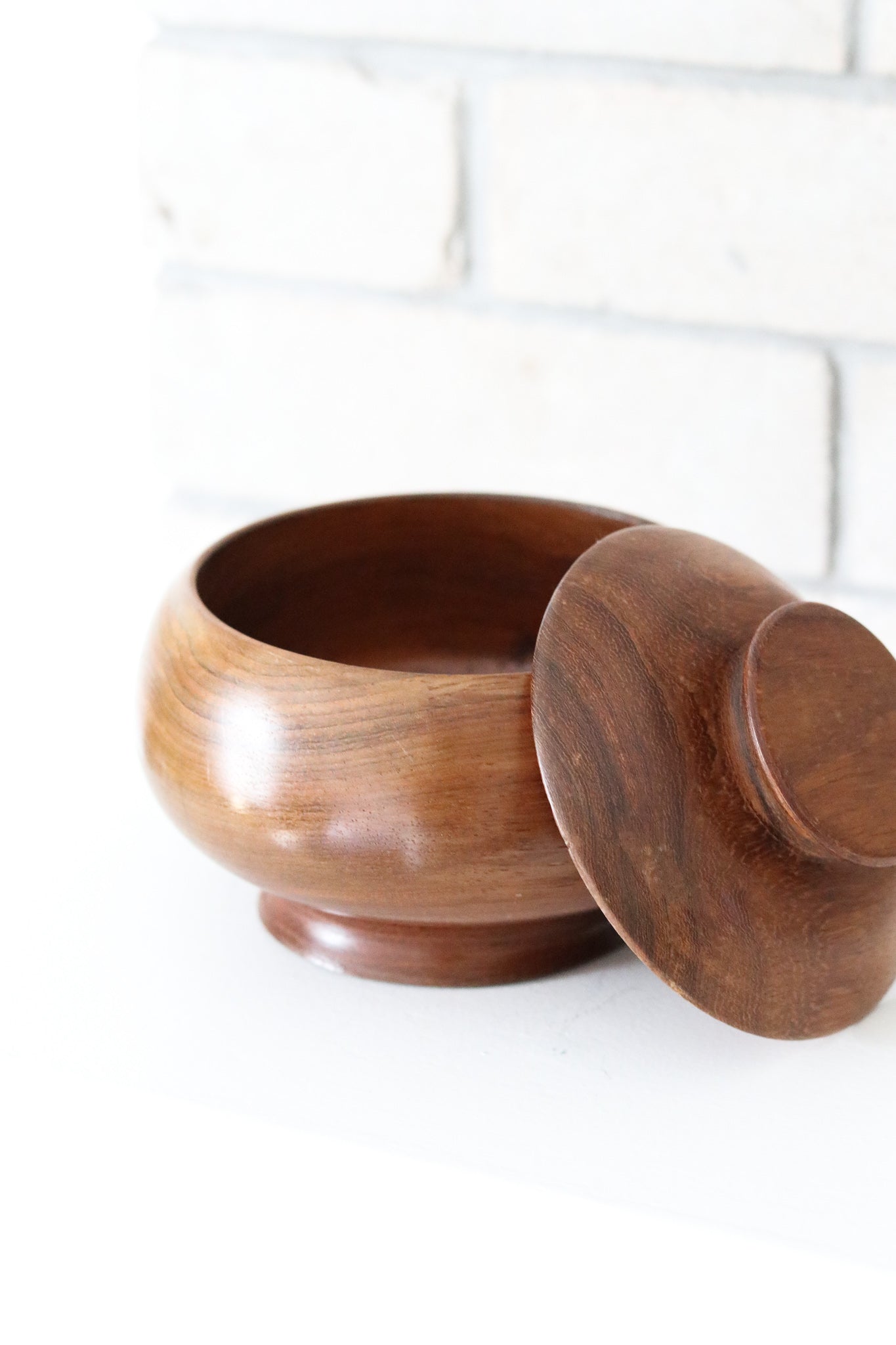 Wood Bowl + Lid