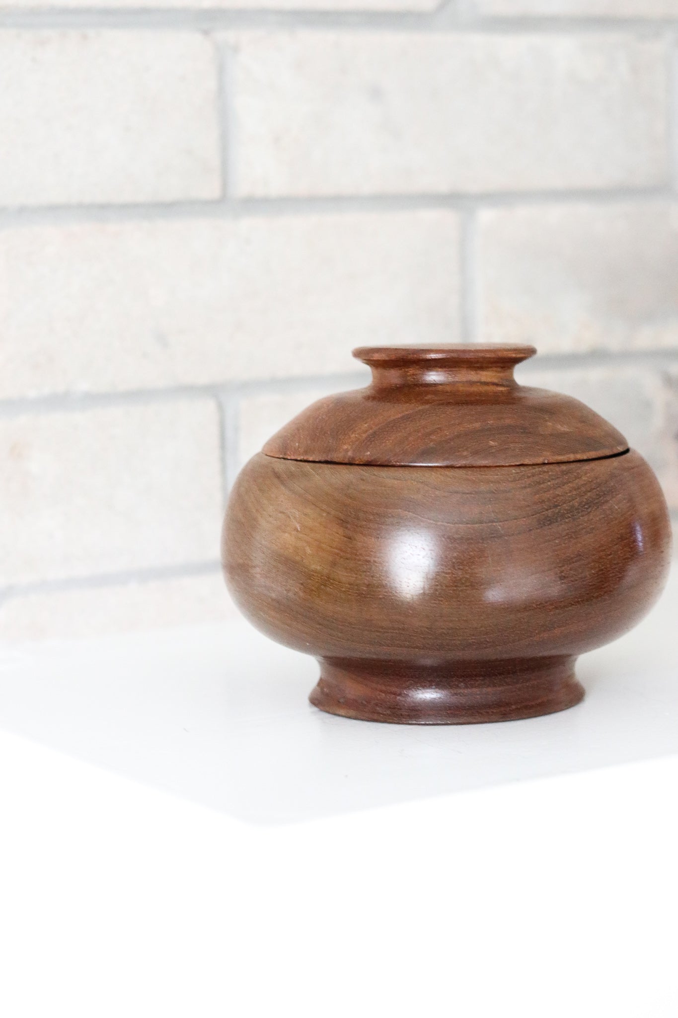 Wood Bowl + Lid