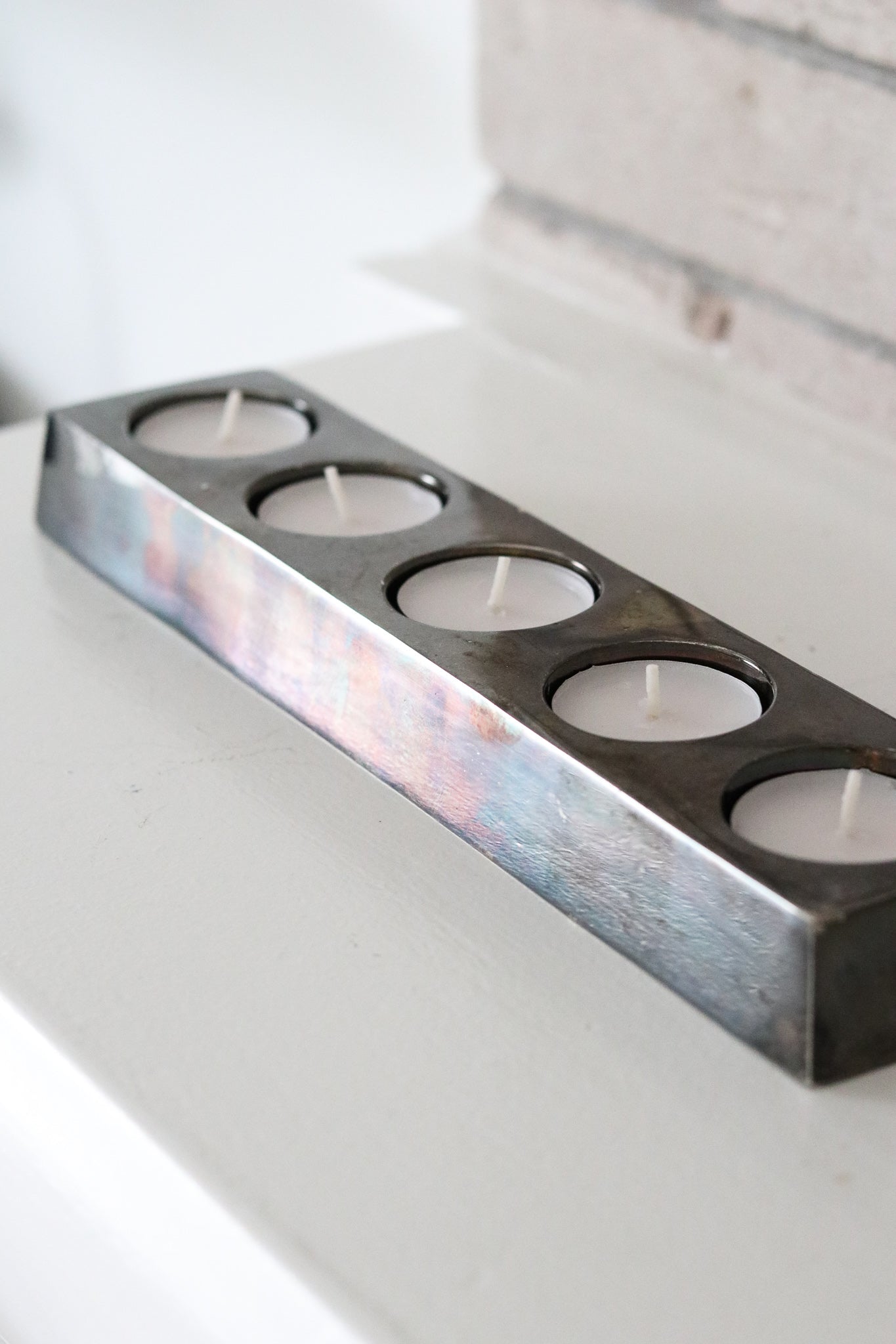 Silver Tealight Holder