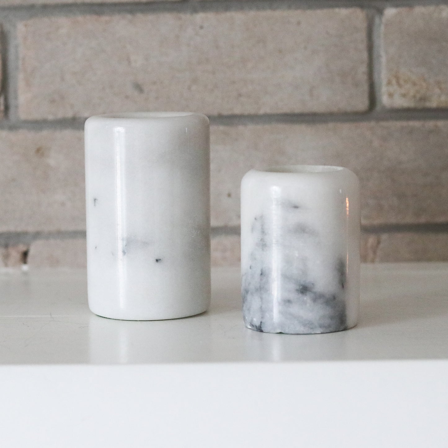 Marble Candle Holders (Set)