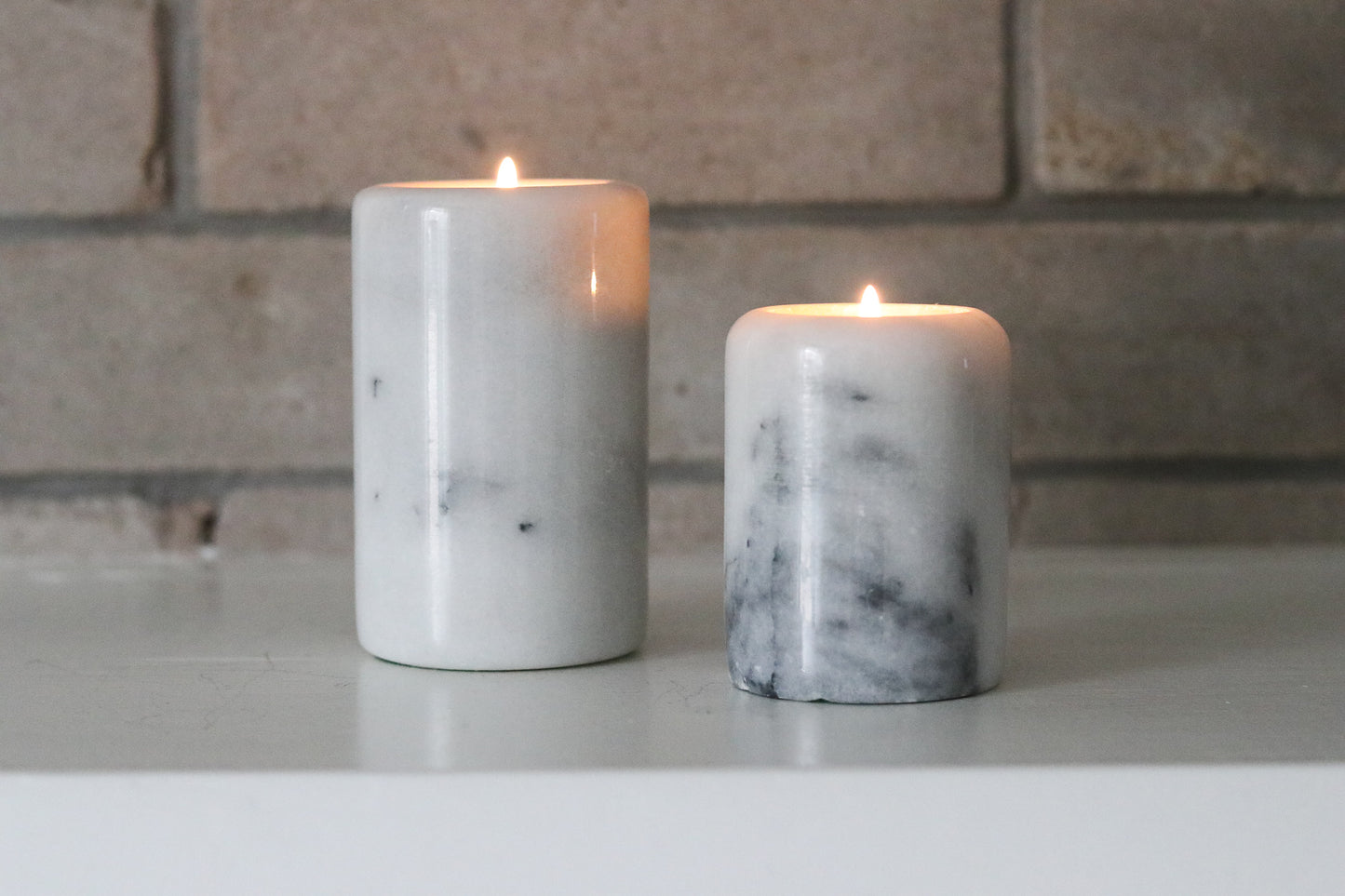 Marble Candle Holders (Set)