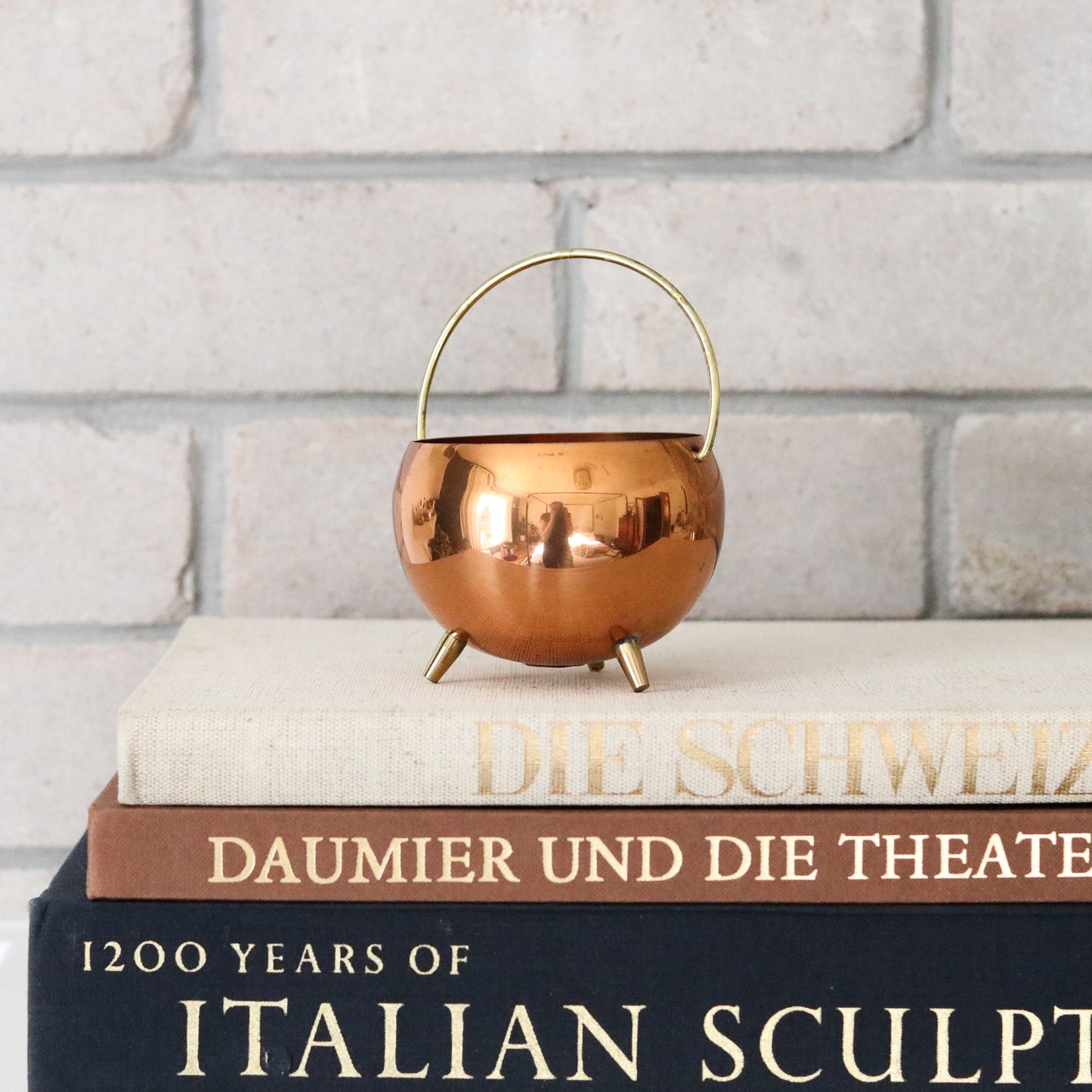 Copper Bowl + Handle