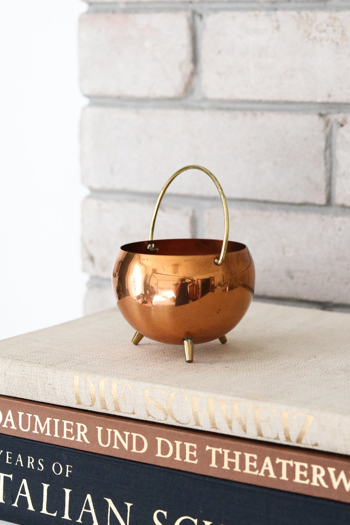 Copper Bowl + Handle