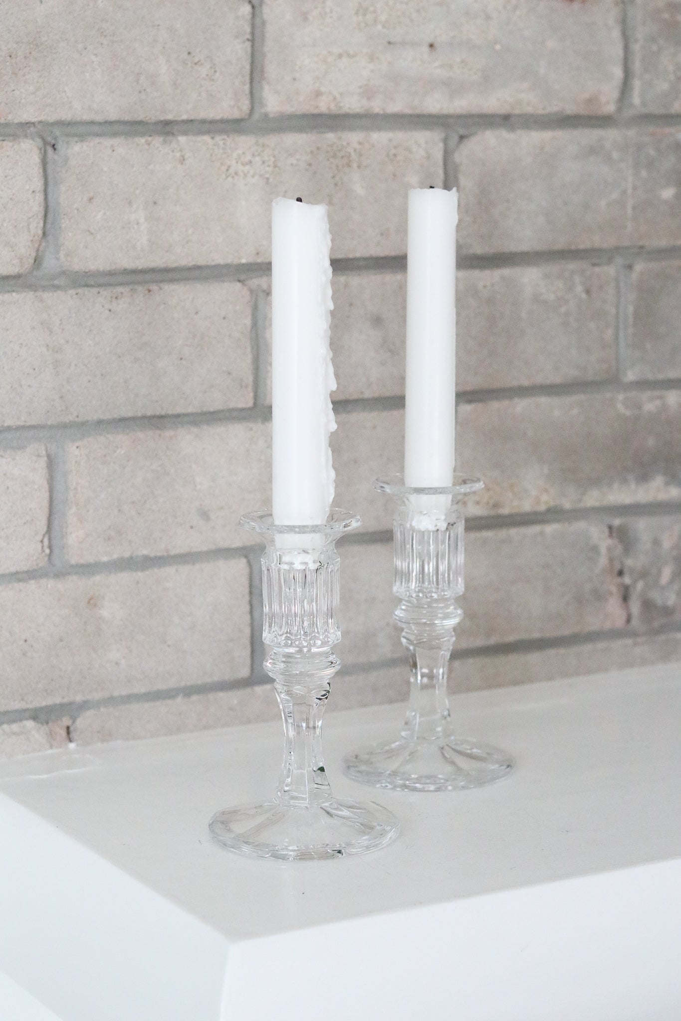 Crystal Candle Holders (Set)