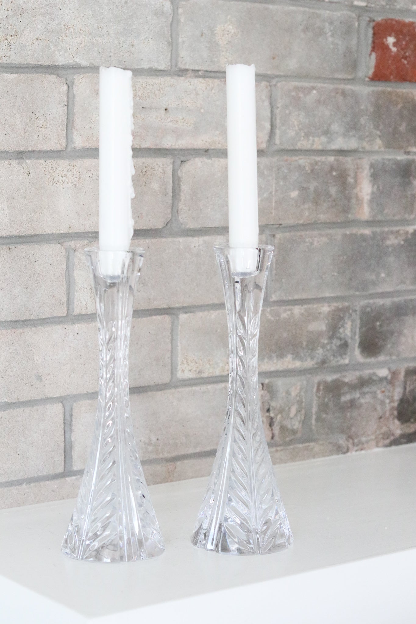 Crystal Candle Holders (Set)