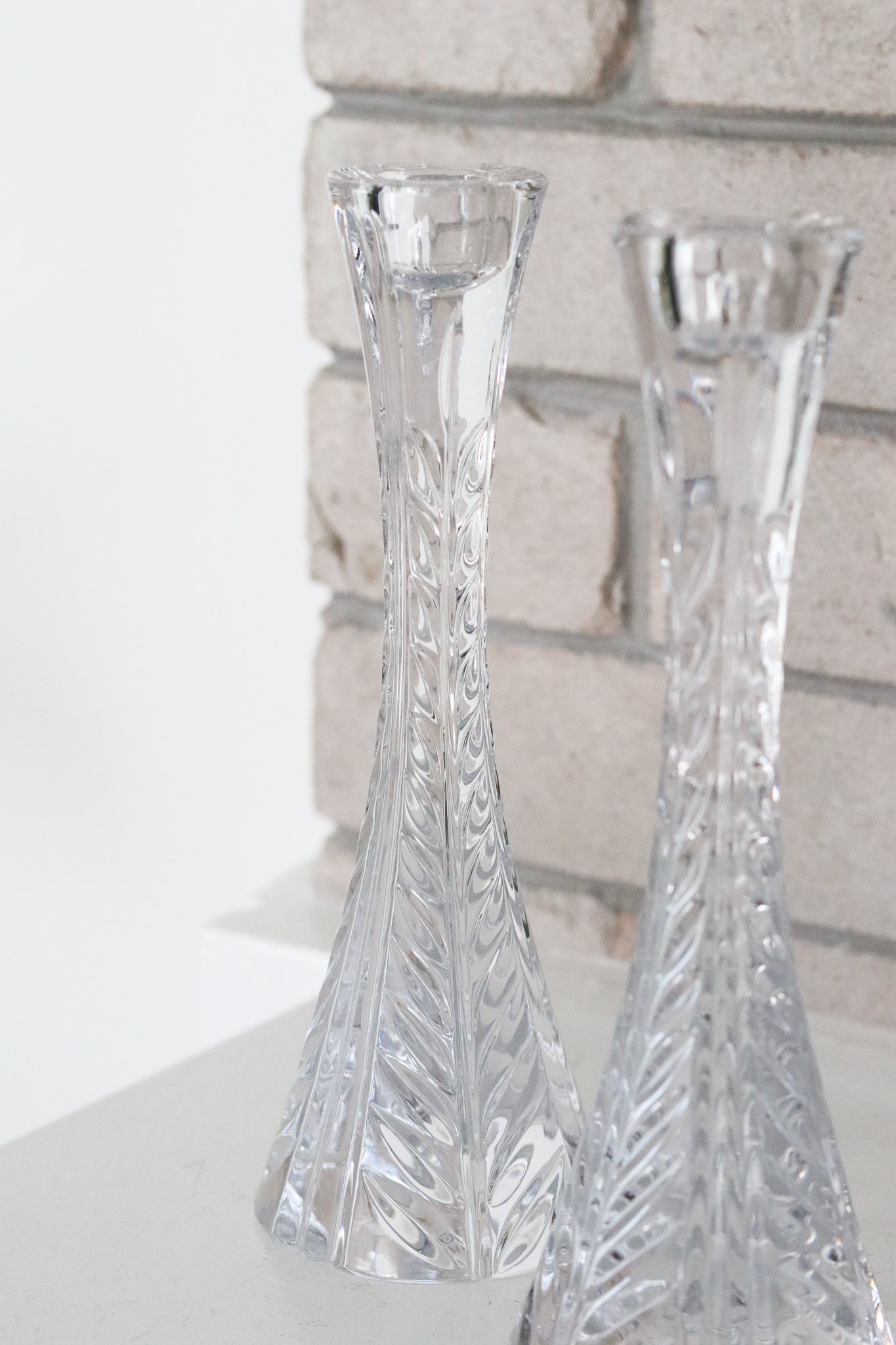 Crystal Candle Holders (Set)