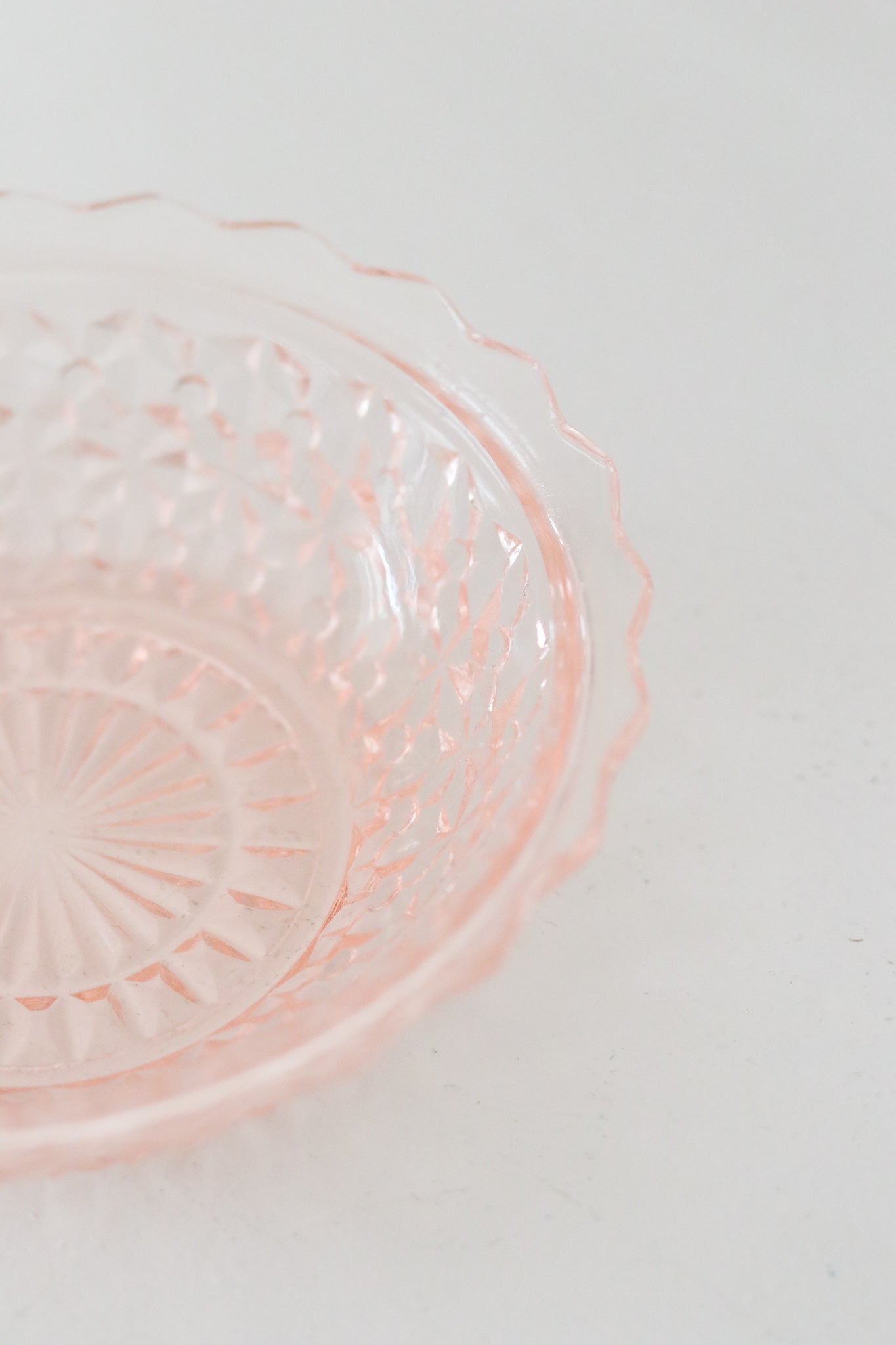Pink Depression Glass Bowls (2pcs)