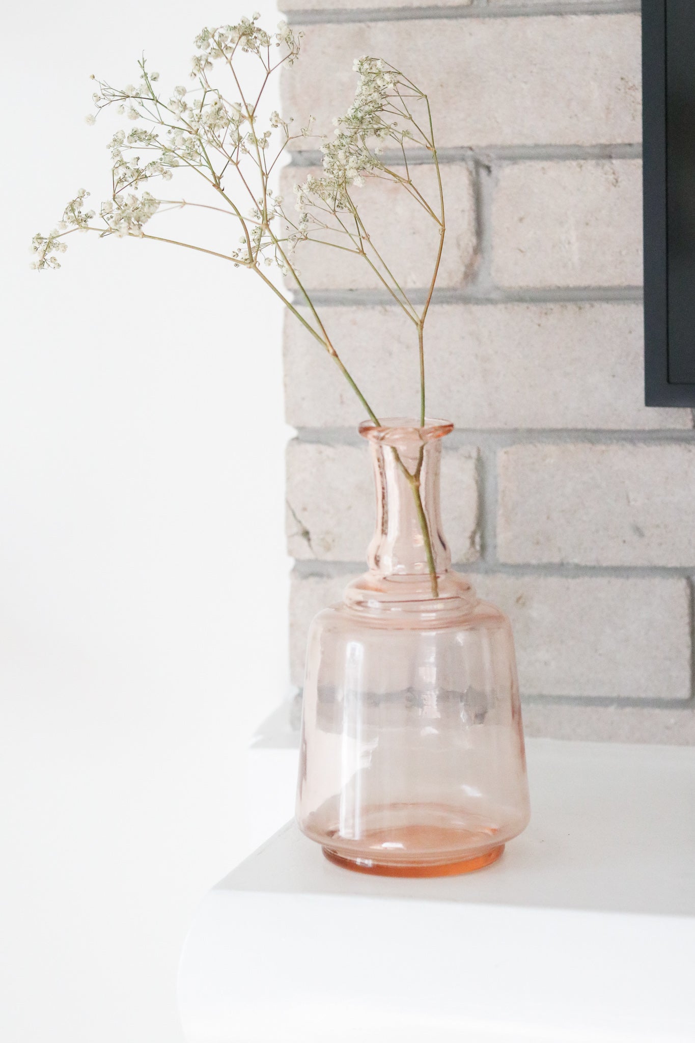 Pink Depression Glass Vase