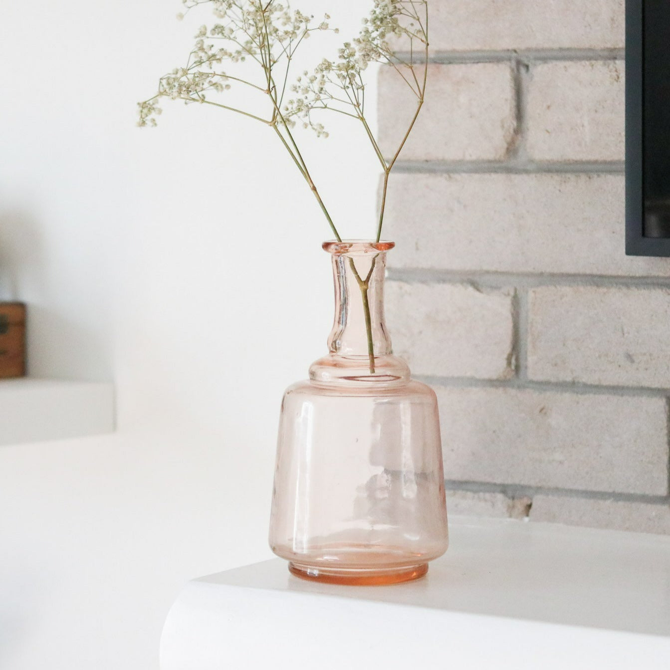 Pink Depression Glass Vase