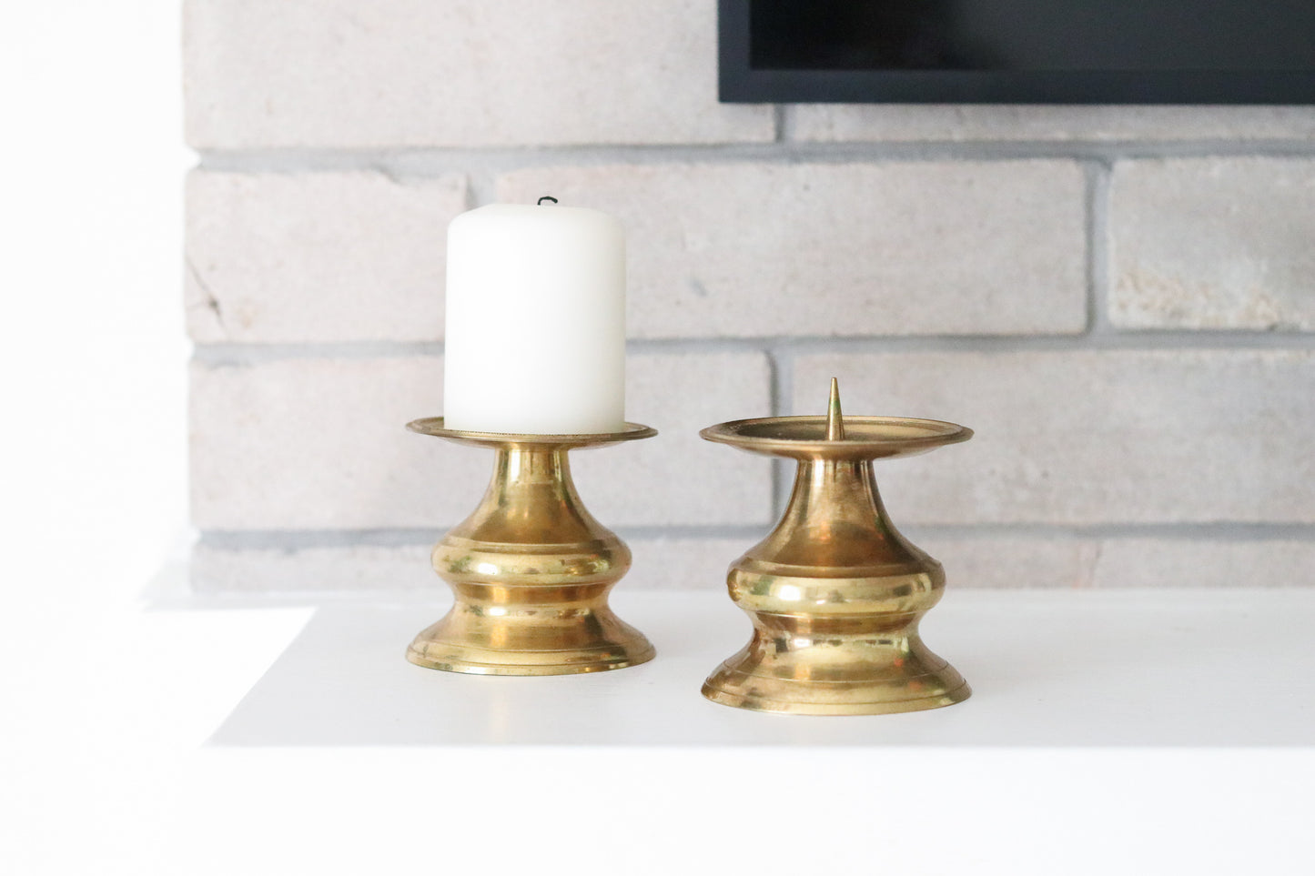 Brass Candle Holders (Set)