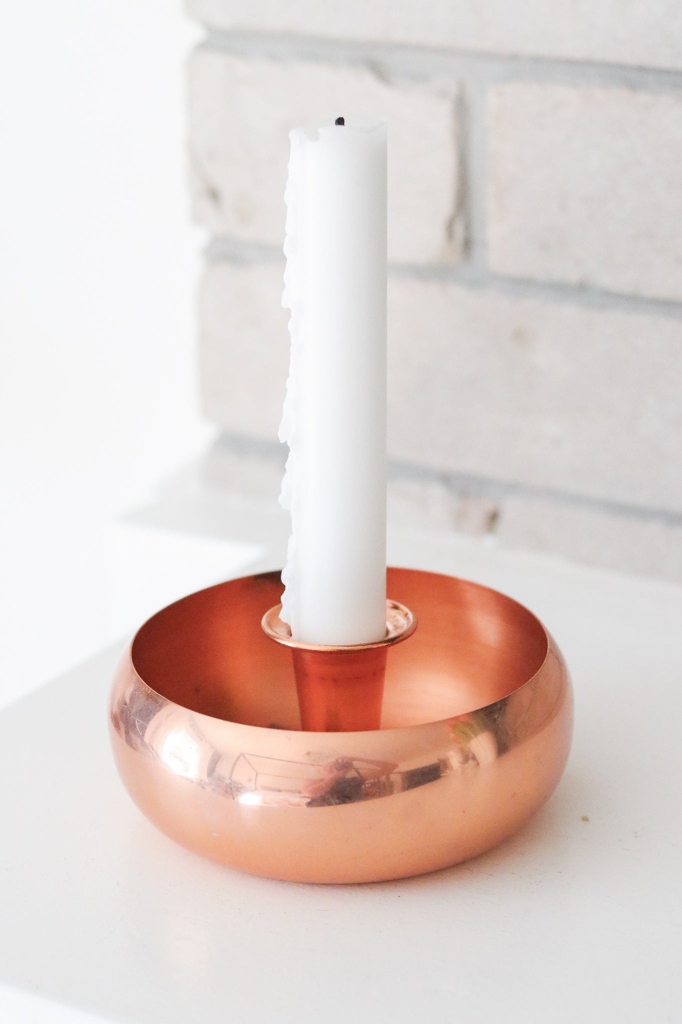 Copper Candle Holder