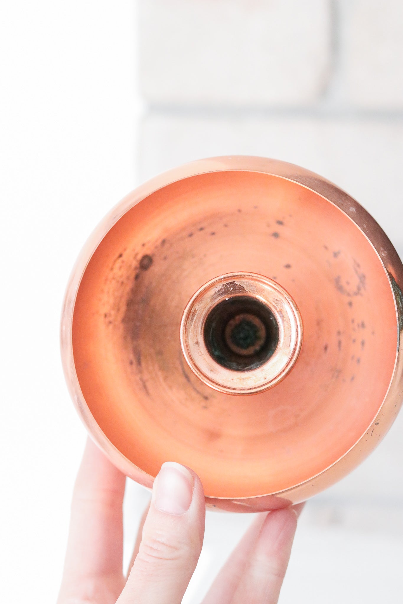 Copper Candle Holder