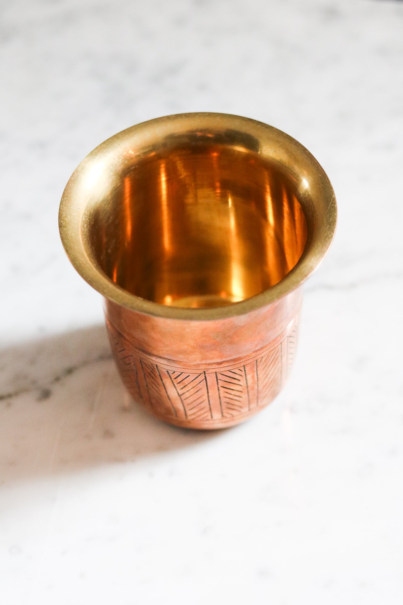 Brass + Copper Vase
