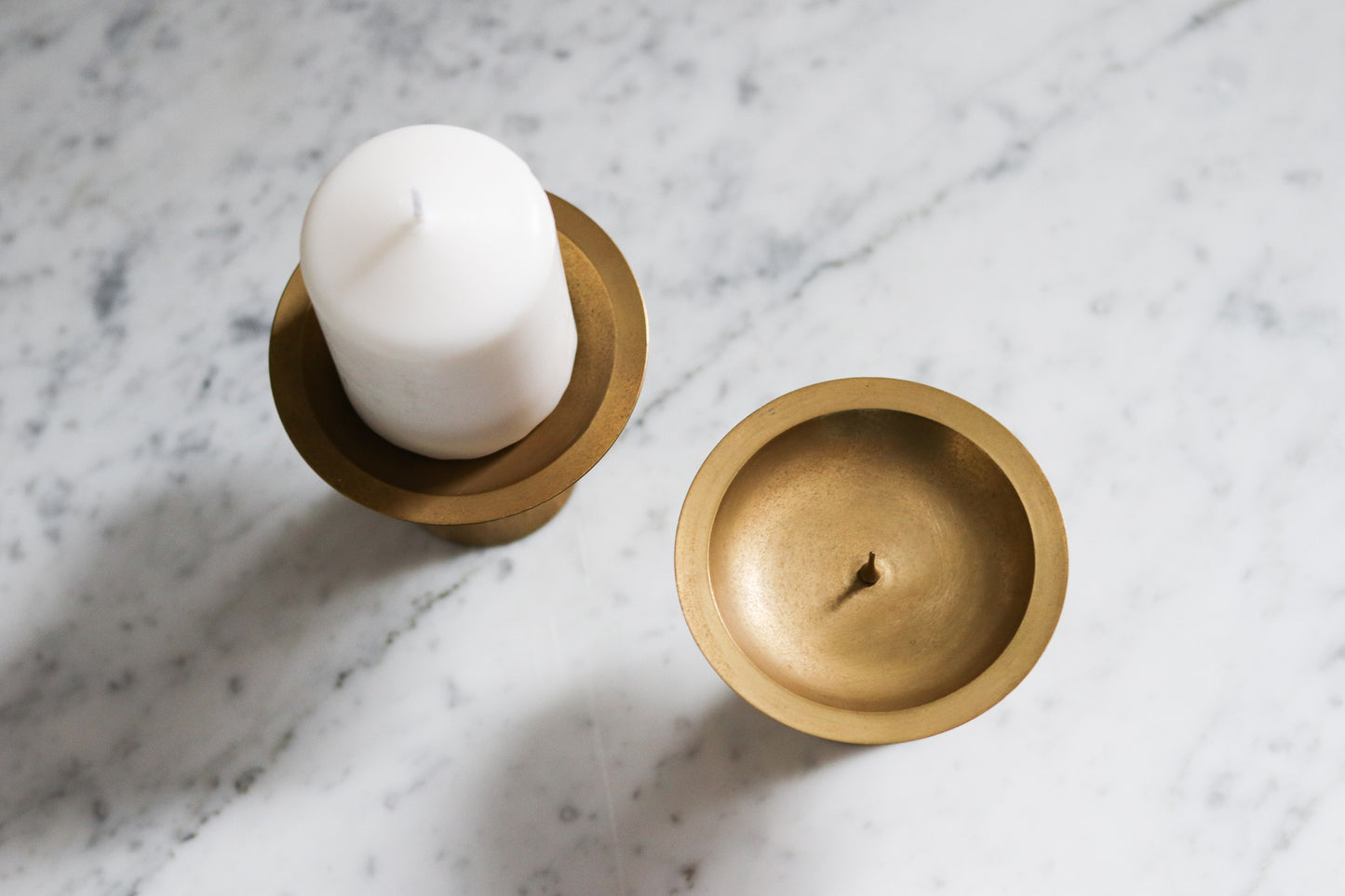 Brass Candle Pedestal