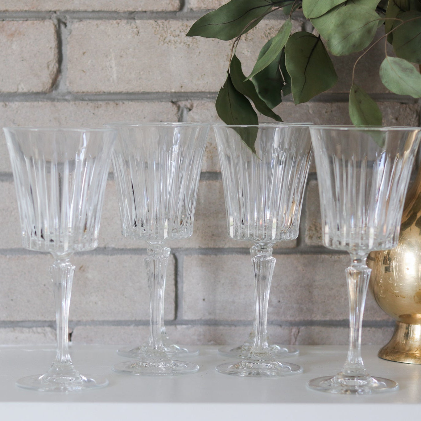 Crystal Wine Glasses (set of 6)