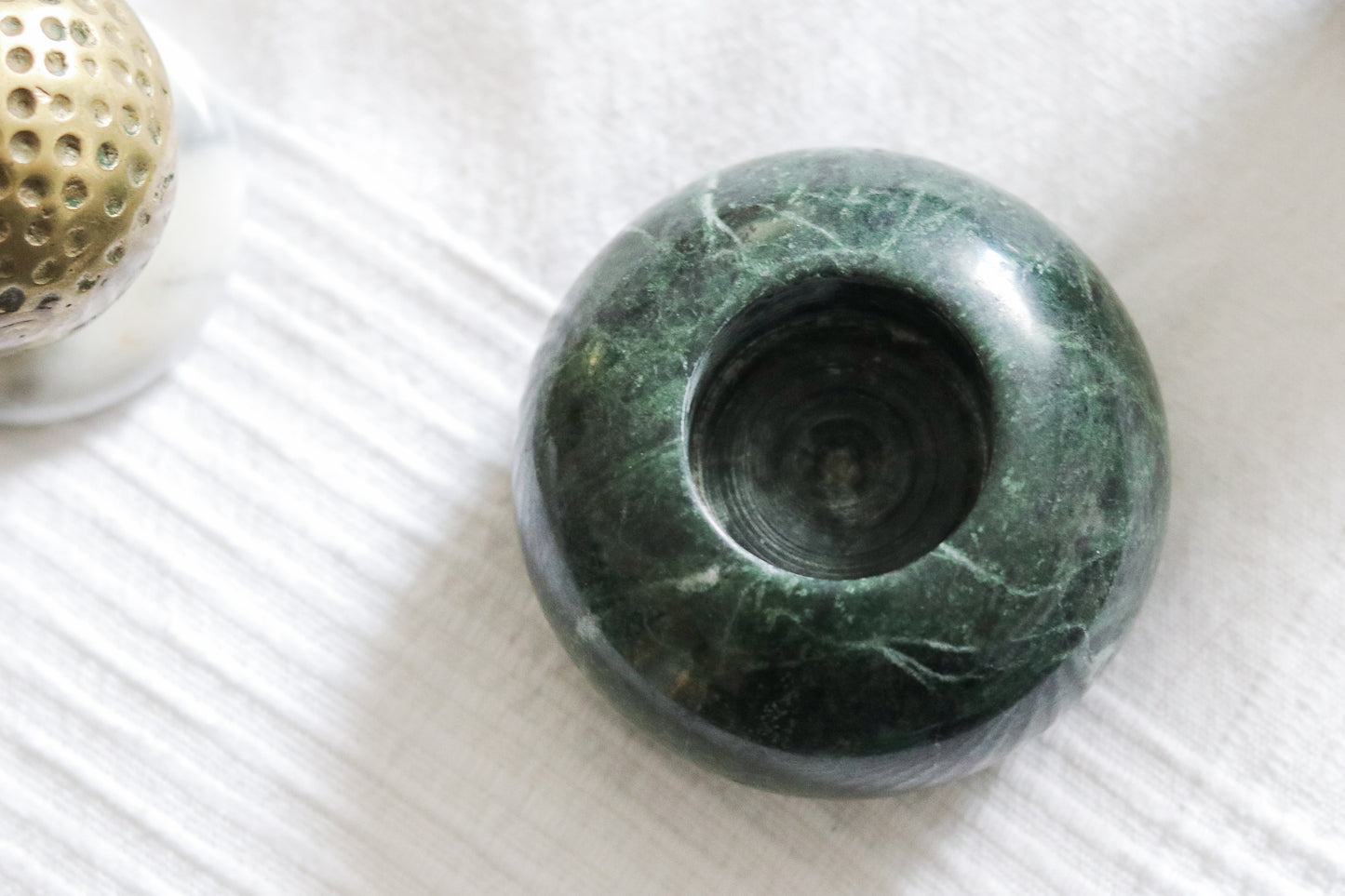 Emerald Marble Tealight