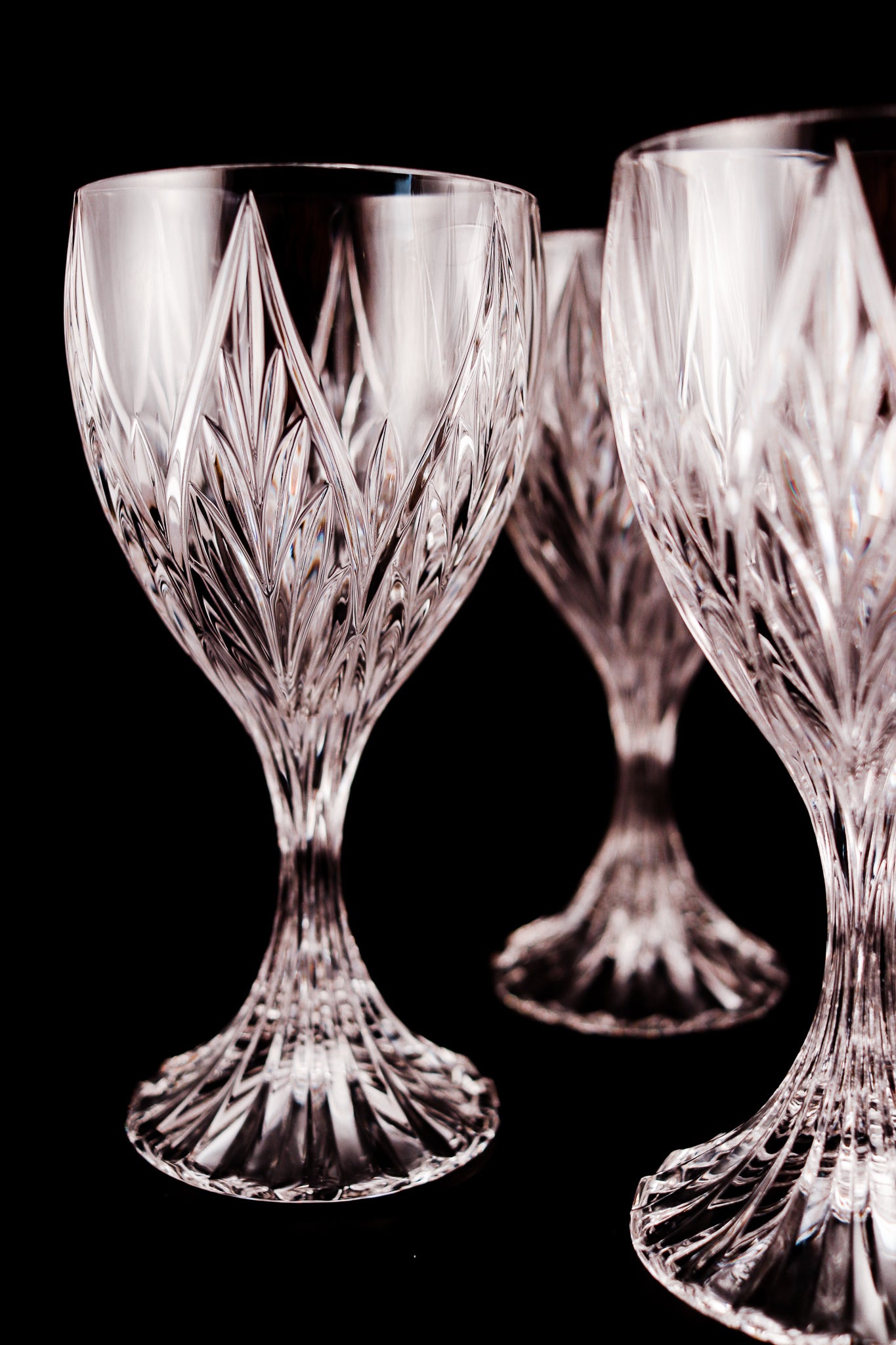 Crystal Wine Glasses (Rare Vintage)