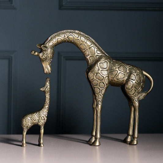 Brass Giraffes