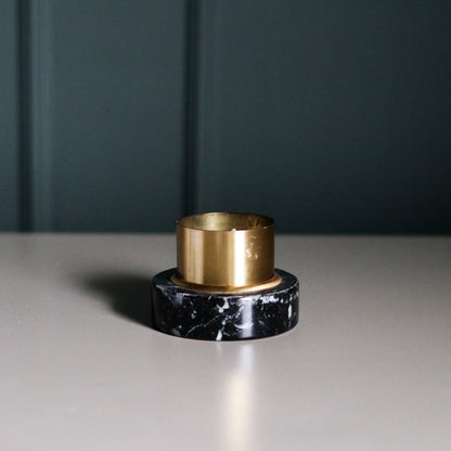 Marble + Brass Tealight
