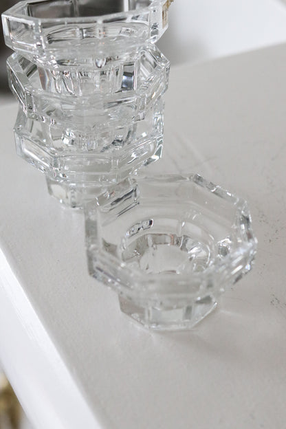 Glass Candle Holders (Set)