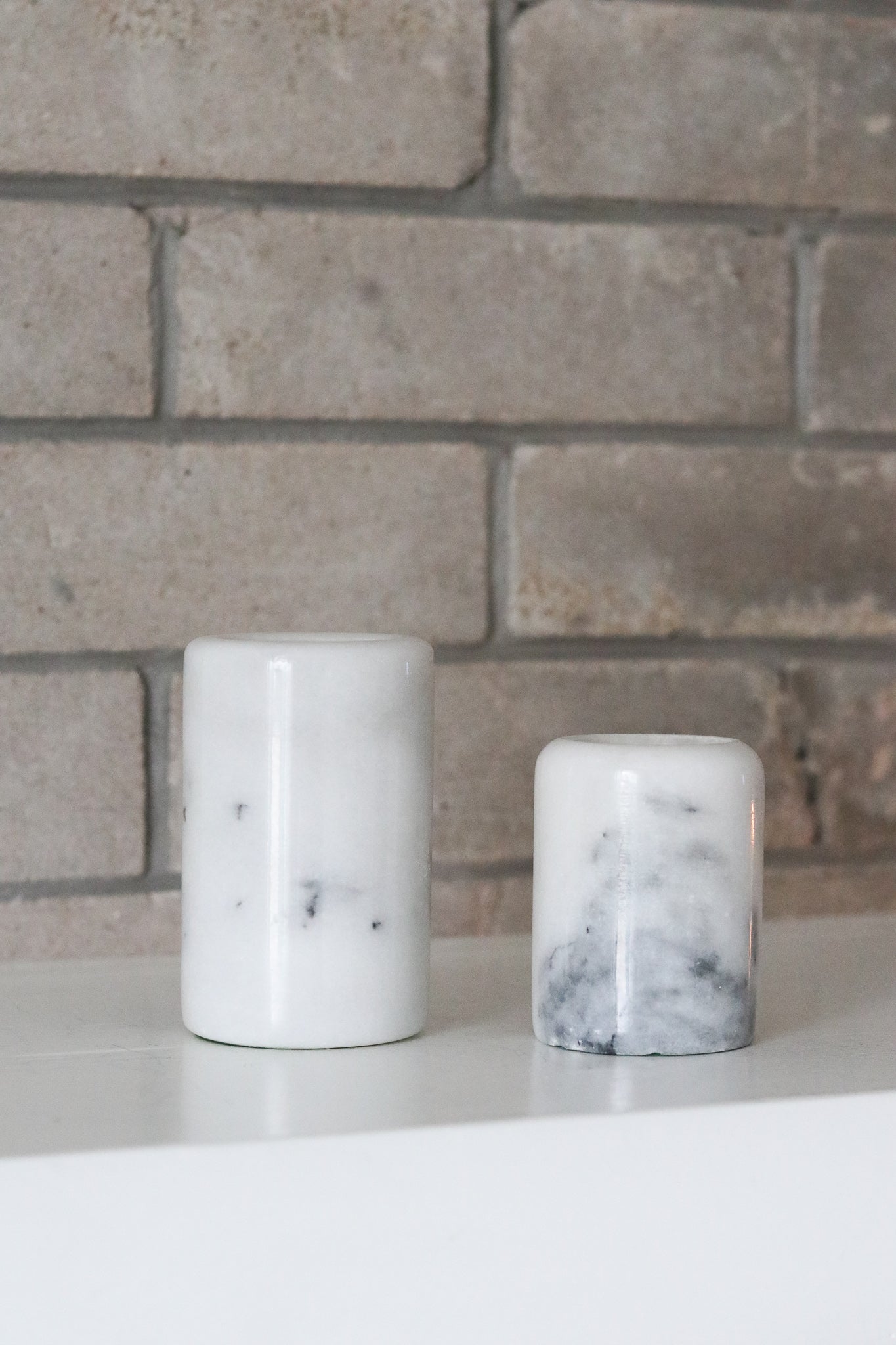 Marble Candle Holders (Set)