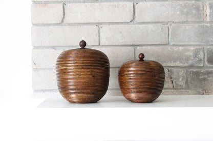 Wood Bowl + Lid (Set)