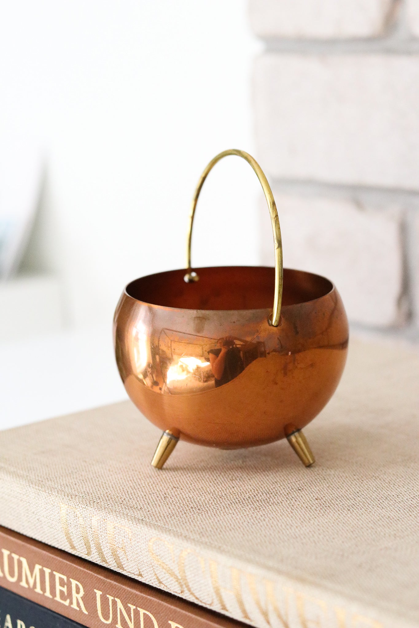 Copper Bowl + Handle