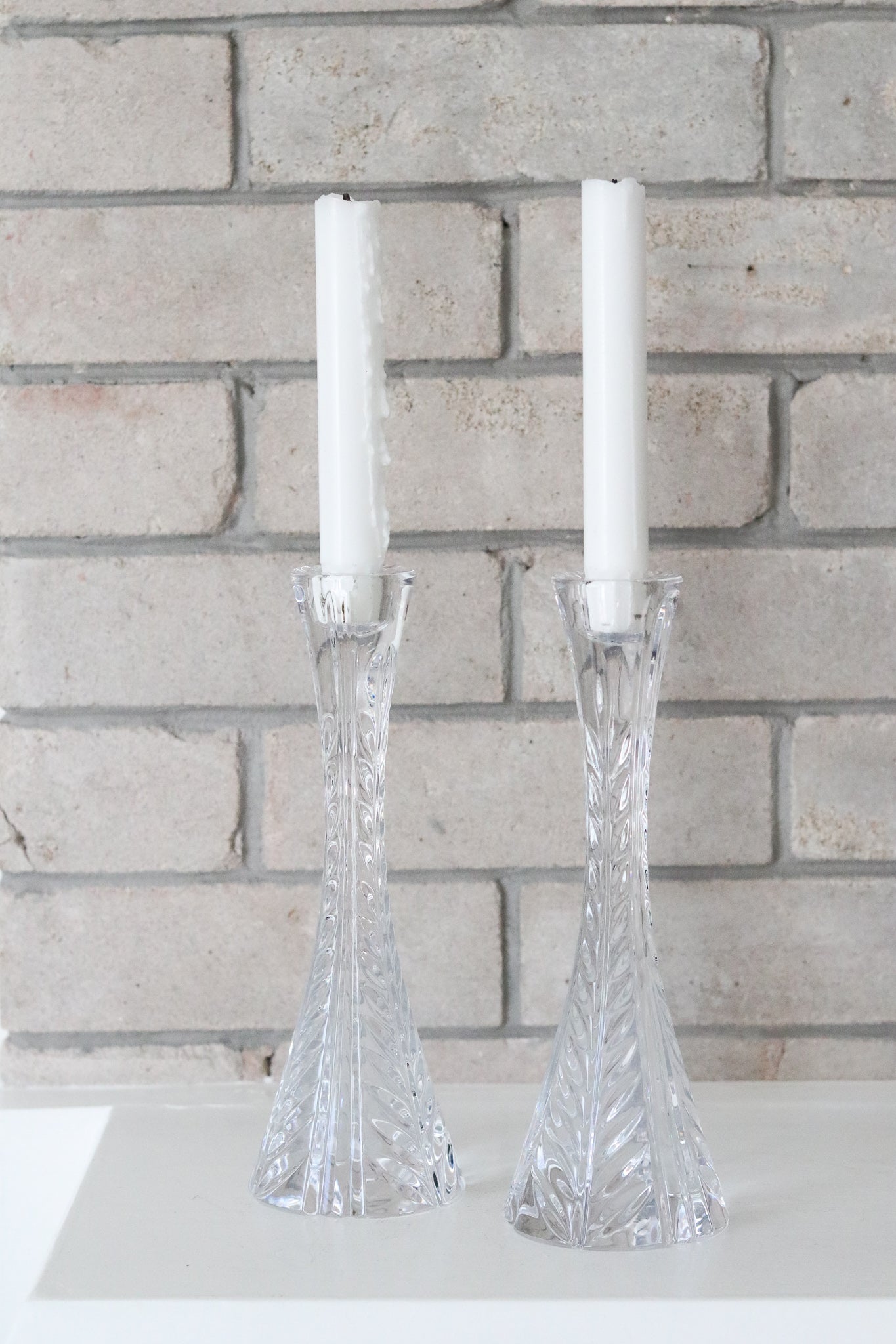 Crystal Candle Holders (Set)