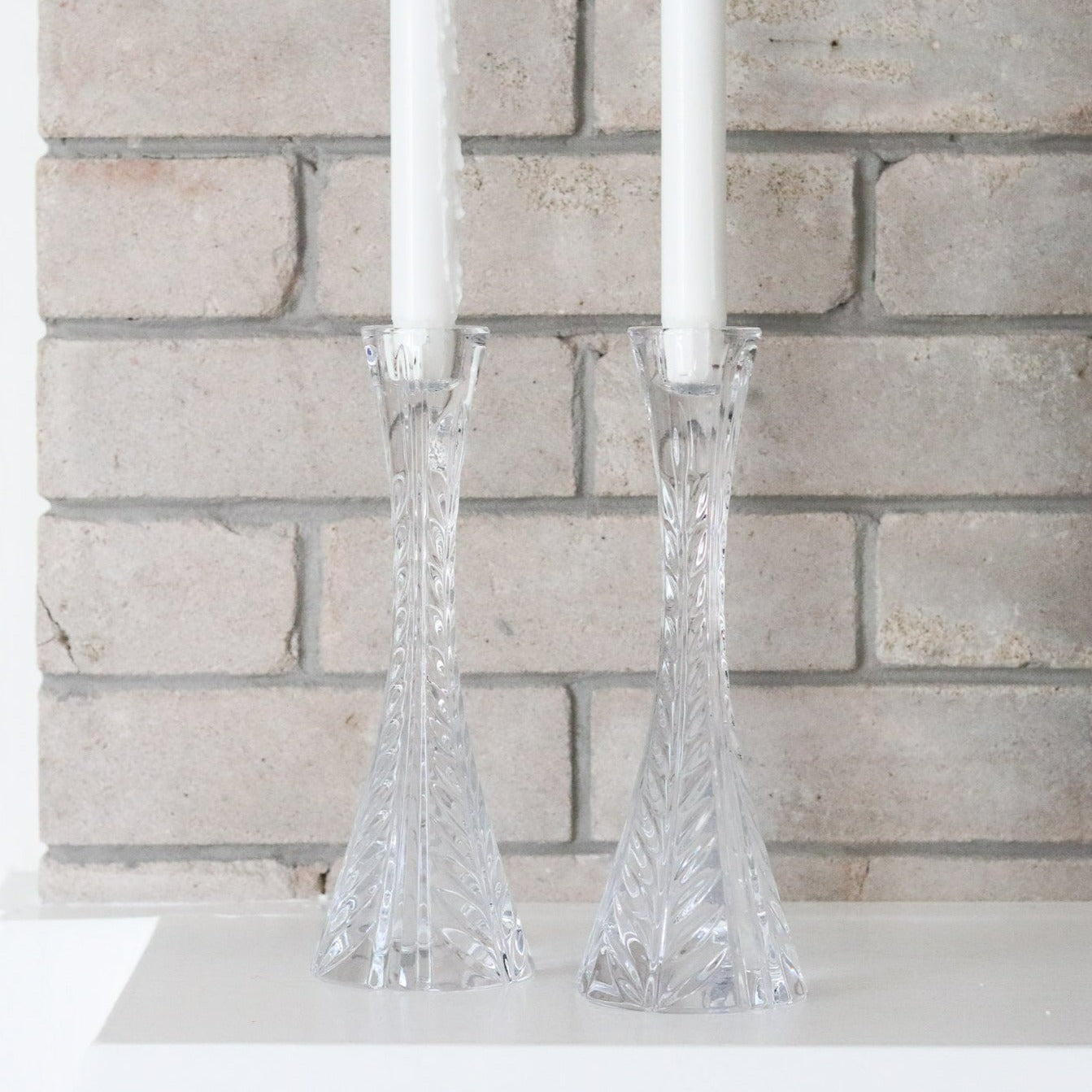 Crystal Candle Holders (Set)