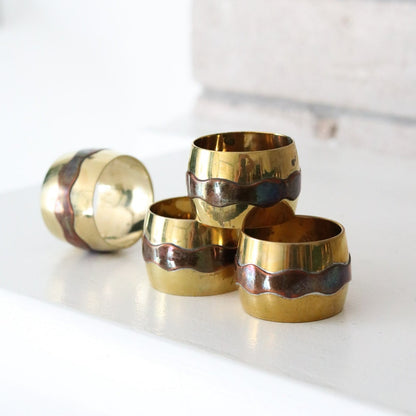 Brass Napkin Rings (Set)