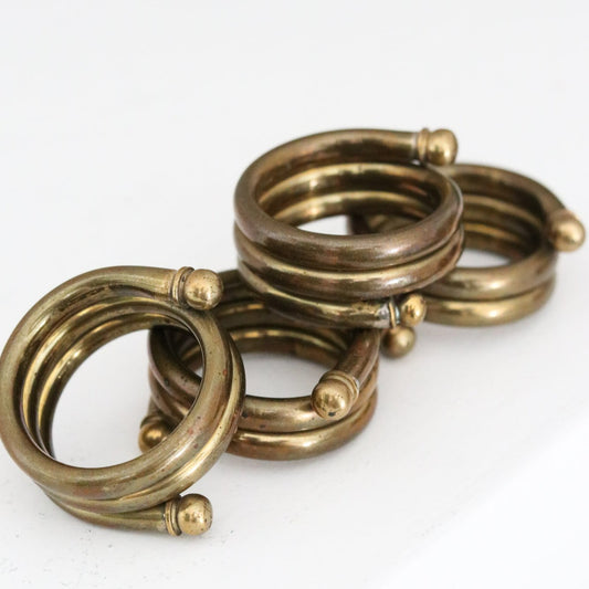 Brass Napkin Rings (Set)