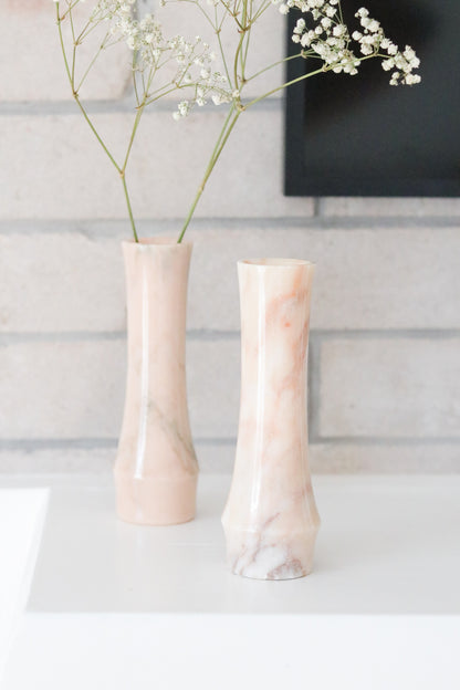 Pink Marble Vases (Set)