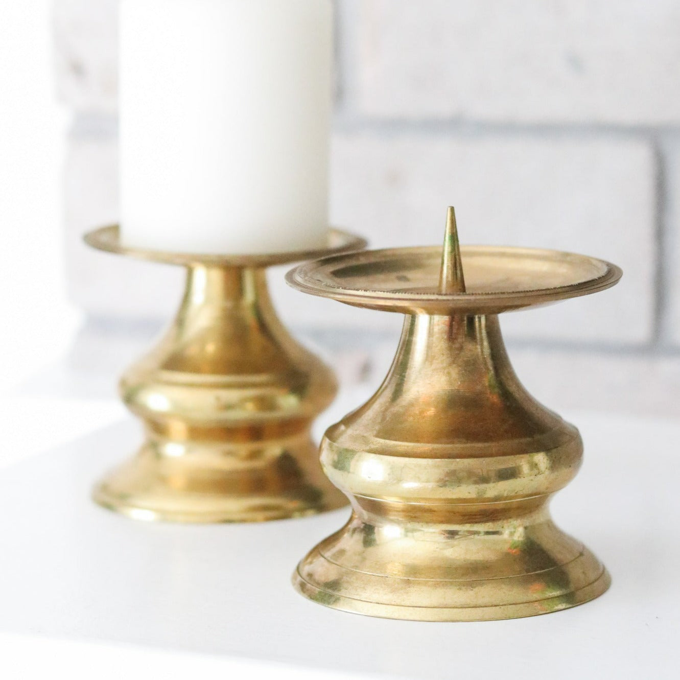 Brass Candle Holders (Set)