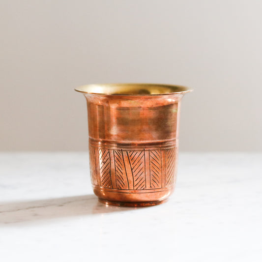 Brass + Copper Vase