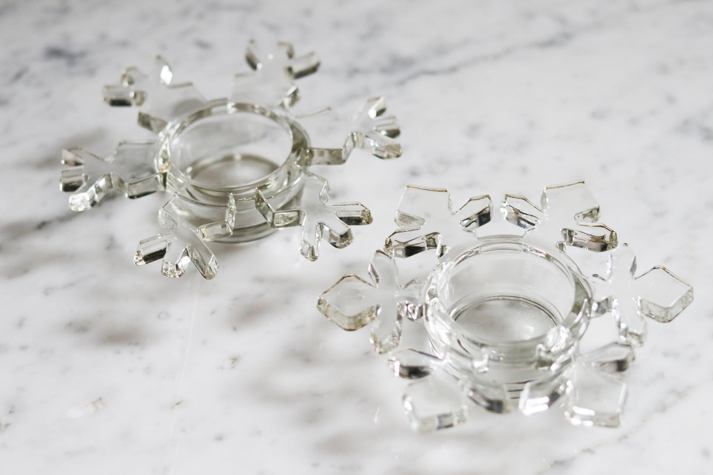 Snowflake Tealight Holders (Set)