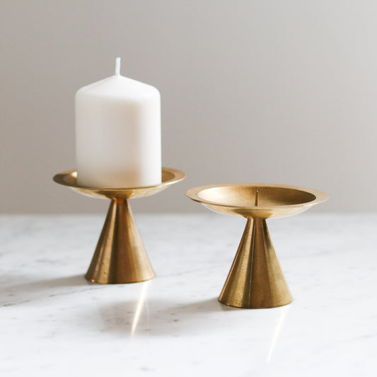 Brass Candle Pedestal