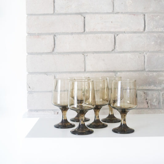 Amber Wine Glasses