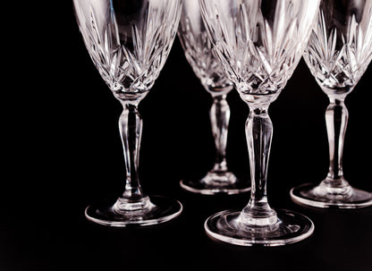 Crystal Wine Glasses (set of 5)